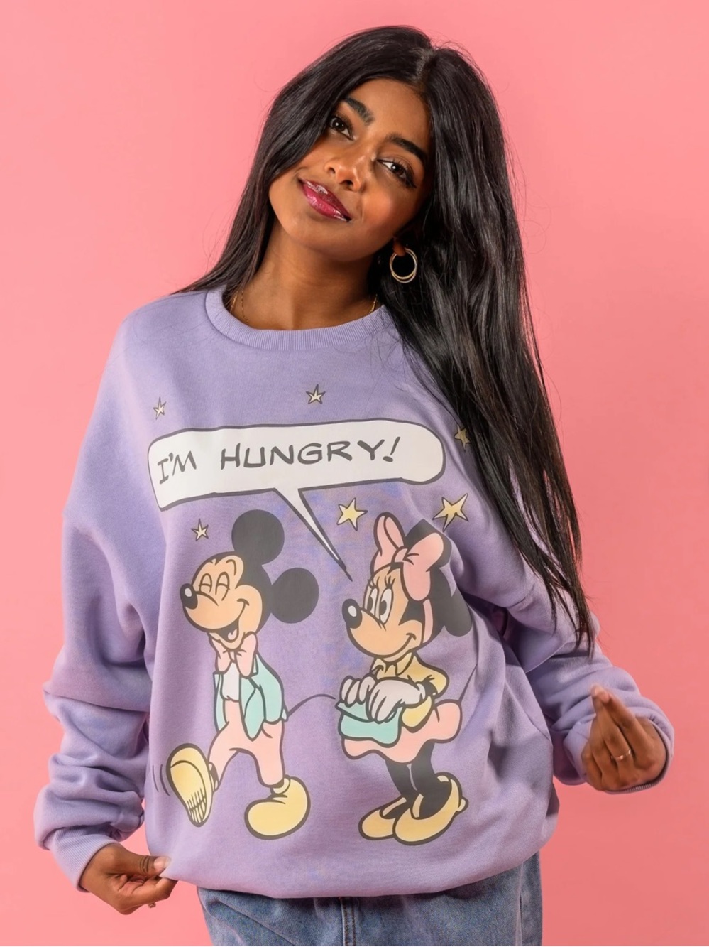 Cakeworthy MINNIE MOUSE "I'M HUNGRY" SWEATER